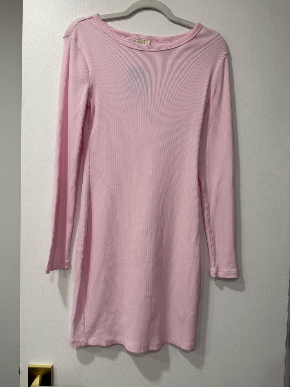 Universal Thread Long Sleeve Light Pink Knit Dress